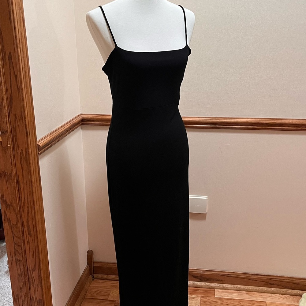 Leith Black Strapless Dress